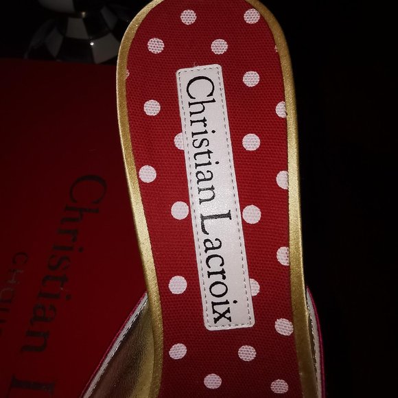 VINTAGE CHRISTIAN LACROIX SHOES - Picture 2 of 6